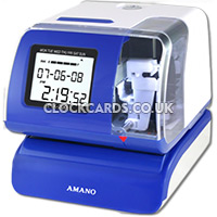 Amano PIX-200 Time Stamp Machine, Amano PIX-200 Time and Date Stamp Machine, Amano PIX-200 Document Stamping Machine