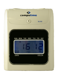 S-210 clocking on machine