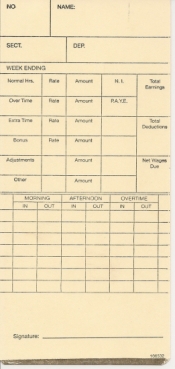 Quickclocks QC-400N Weekly Clock Cards